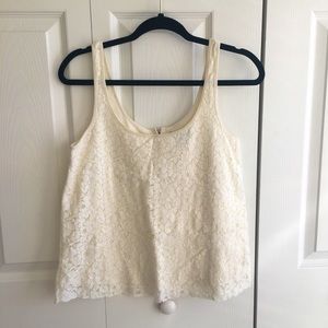 American Eagle Size Small | Cream Lace Tank Top - open to offers